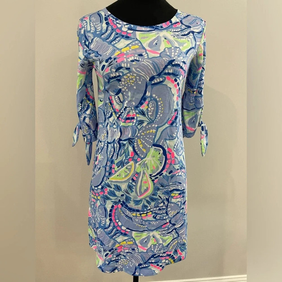 Lilly Pulitzer Dresses & Skirts - Lilly Pulitzer Women’s Size XS Pinch Pinch Print Preston Dress 100% Pima Cotton